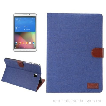 Trade assurance Denim Texture leather Case for Samsung Galaxy Tab A 8.0 case